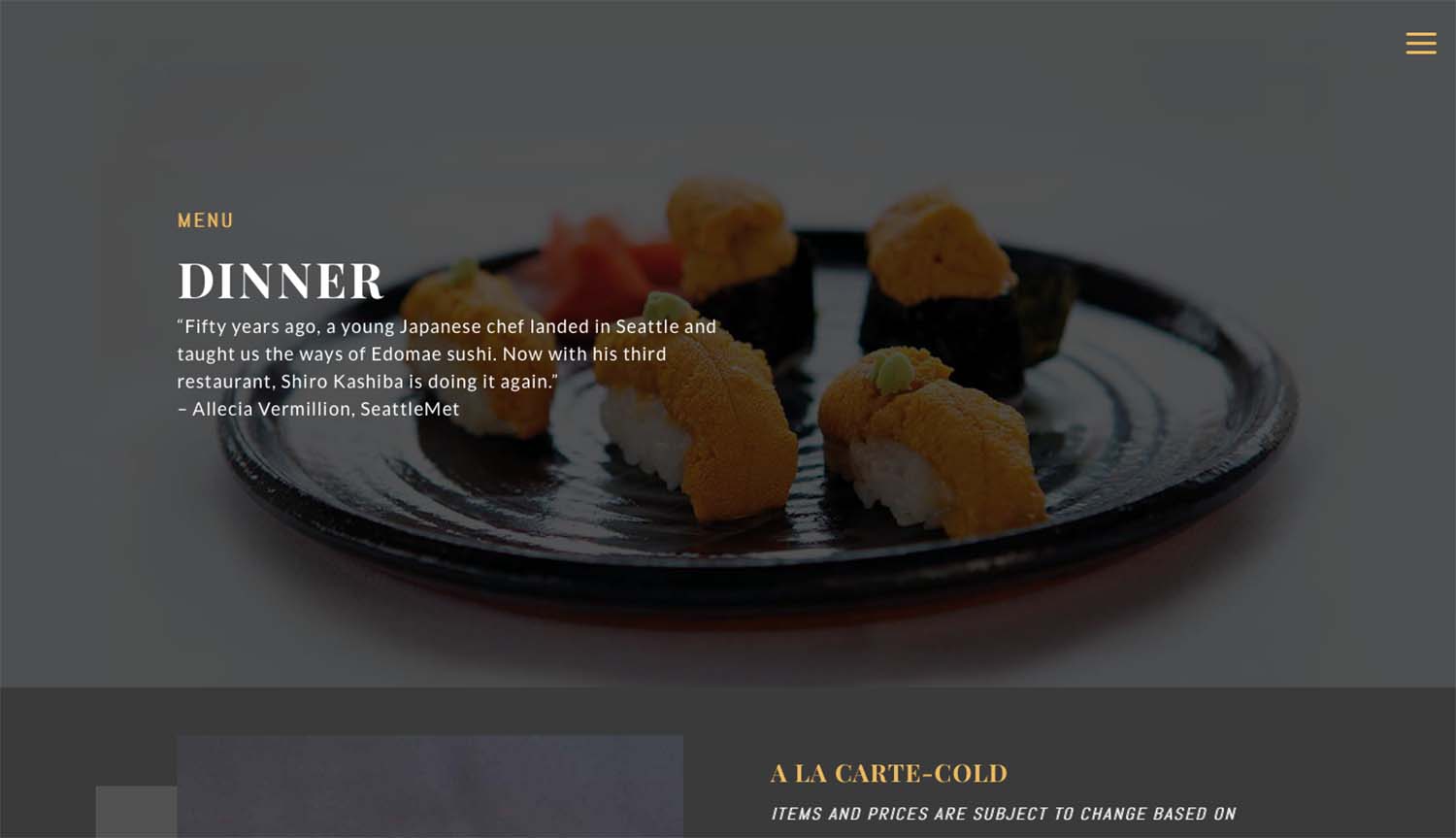 STUDIO FIVE PROJECTS: Sushi Kashiba