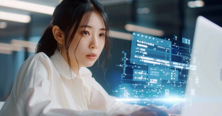 STUDIO FIVE - Smart Websites: A person working with a digital interface.